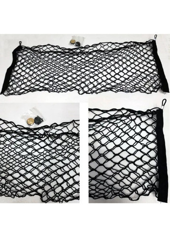 Сетка сумка органайзер карман держатель в багажник машины автомобиля с петлями для крепления 100х38 см (479308-Prob) Unbranded (316708088)