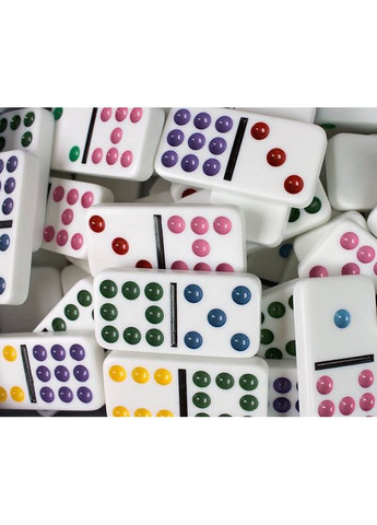 Настольная игра Домино Дубль 9 (Domino Double 9) (укр) ( ) Tactic 53914 (370765191)