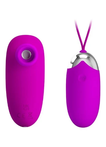 Комплект з віброяйця і вакуумного стимулятора ORTHUS Multifunctional 2 in 1, BI-014901W Pretty Love (383105503)