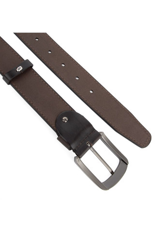 Ремінь чоловічий шкіряний коричневий 145 см батал HC0072 XXL HandyCover (302211512)