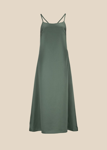 Оливковое повседневный платье LAWA однотонное