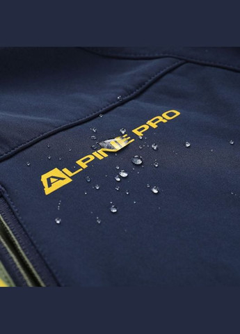 Комбинированная демисезонная куртка мужская lanc синий-зеленый Alpine Pro