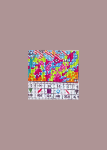 Набір для вишивання за нанесеною на канву схемою "Bird and flower". AIDA 14CT printed, 27*27 см Joy Sunday (313613364)