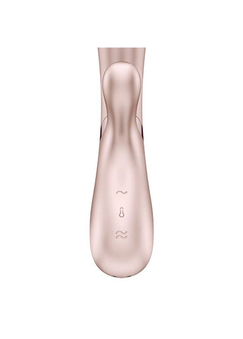 Смарт вібратор-кролик із підігрівом Hot Lover Nude Satisfyer (298349470)