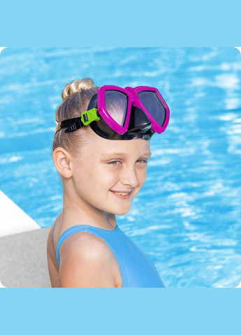 Маска для плавання 22040 рожева Bestway (356460659)