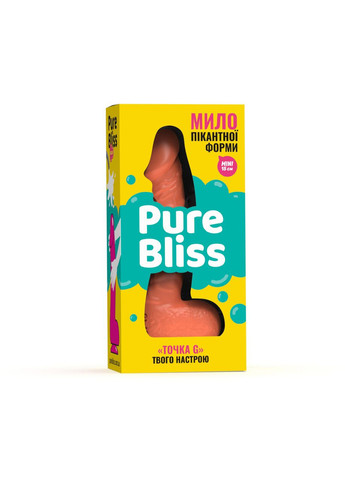 Мыло член на присоске MINI коралловое, 15 см Pure Bliss (298936575)