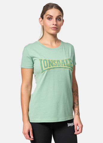 Зеленая футболка Lonsdale Aherla