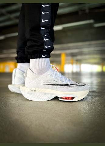 Білі Осінні кросівки чоловічі і жіночі nike air zoom alphafly next 2 white | найк аір зум білі No Brand