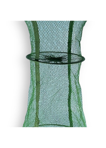 Садок для риби 211245, чотири кільця, прогумований, діаметр 45, довжина 85 см, зелений WEIDA (284338105)