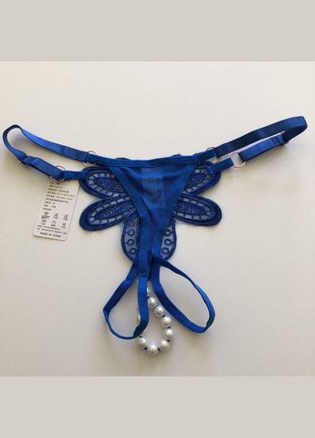 Трусики з розрізом та перлинками з намистинками Sexy OneSize (8-143) No Brand (312005194)