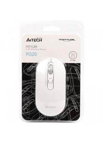 Мишка A4Tech fg20 white (275092305)