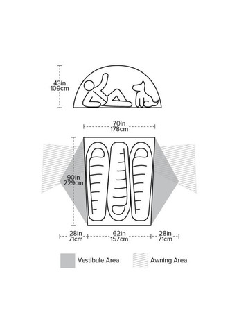 Намет Copper Spur UL3 Big Agnes (365309409)