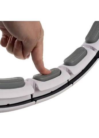 Хула хуп обруч спортивный с массажными накладками счетчиком регулируемым утяжелителем диаметр 24-35 см (481468-Prob) Unbranded (362144904)