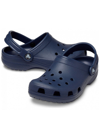Синие сабо kids classic clog navy j3\34\22.5 см 206991 Crocs