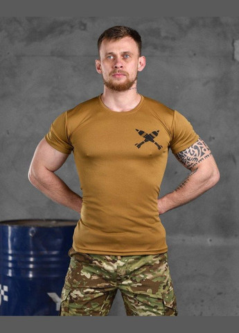 Тактическая потоотводящая футболка Odin mina кайот ВТ6569 2XL No Brand (287328022)