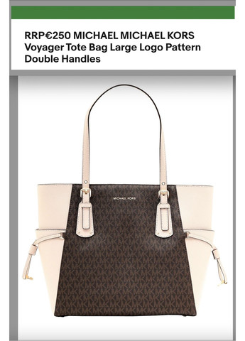 Стильна вмістка сумка Michael Kors Tote тоут (350880003)