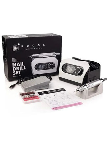 Фрезер ZS-717 WHITE PROFESSIONAL (65W/35000 об.) український посібник (+ 6 покращених фрез) BUCOS (372688267)