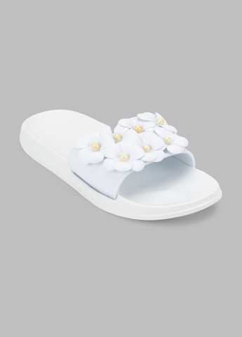 Белые шлепанцы женские ds45-7 белый (2000990550217s) shop (2000990550217) Gipanis