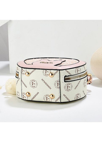 Детская круглая сумочка с блестками для девочек из экокожи розовая No Brand (351536878)