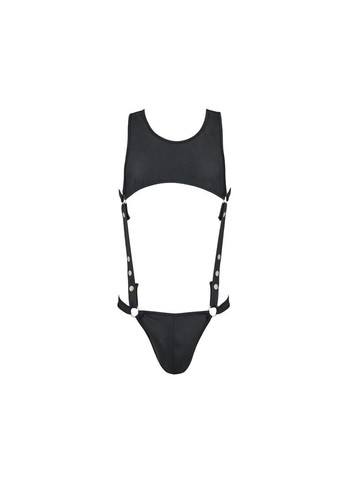 Чоловіче шкіряне боді 056 Adam Black CherryLove Passion (296623640)