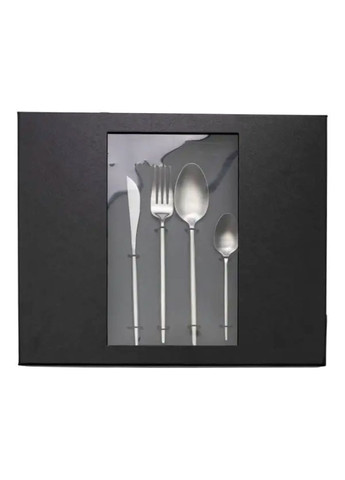 Набор столовых приборов 24 предмета столовый набор на 6 персон Серебристый HP-20-16 (A-033713) Yiwu (352274635)