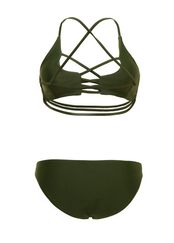 Оливковый летний купальник No Brand