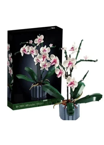 Конструктор Цветы Icons Botanicals Орхидея 608 деталей Разноцветный (10311) No Brand (387579129)