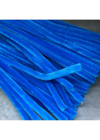 Синельная проволока (Пушистая проволока), длина 30 см, цвет- светло-синий, арт 017734, 10 шт. No Brand (317268366)