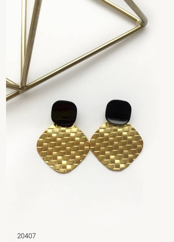 Золотисті сережки з фіанітами Liton (316115340)