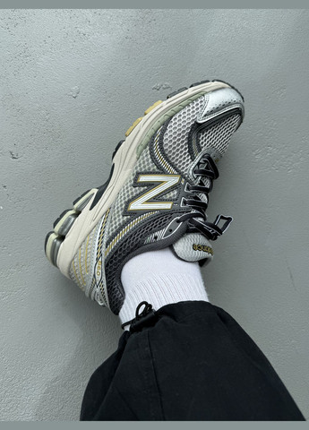 Серые демисезонные кроссовки мужские new balance 860 v2 gray | нью беланс 860 в2 серые No Brand