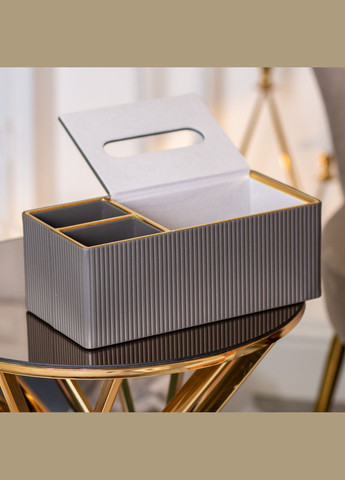 Серветниця-органайзер із еко-шкіри 3 відділення, TS Kitchen (328603291)