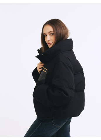 Чорна зимня куртка 21 - 04380 Vivilona