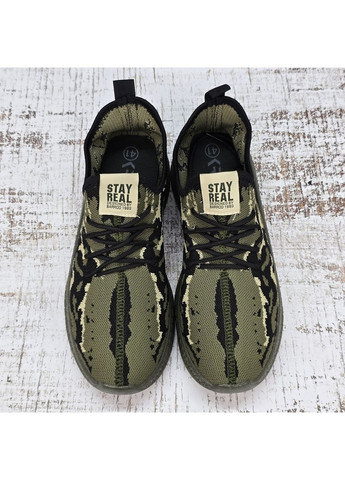Оливковые (хаки) летние кроссовки мужские Fashion