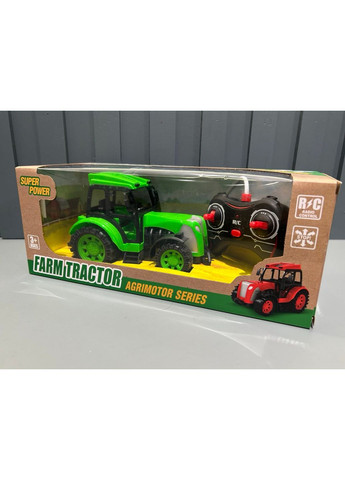 Трактор на радіокеруванні зі світловими ефектами 19см Зелений (CR1922) No Brand (366969787)