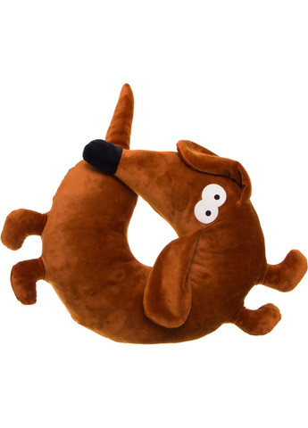 Игрушка Подушка "Собака Шоколад" под шею Анна (291457020)
