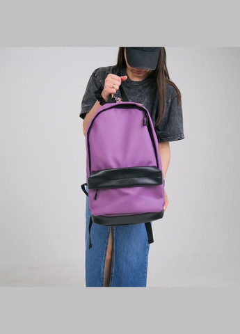 Универсальный рюкзак в удобном размере в экокожи, цвет фиолетовый ToBeYou city (293247112)