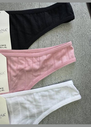Труси стрінги набір 3 шт жіночі L Dyana Intimates (298289058)