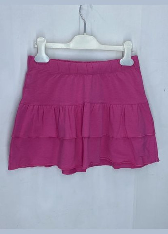 Розовая повседневный однотонная юбка No Brand а-силуэта (трапеция)