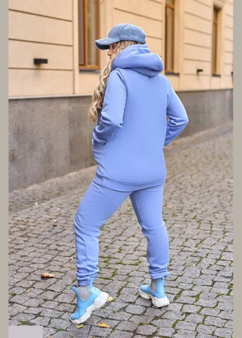 Прогулянковий Женщинам костюм зимовий з хутром HD-1208 Блакитний, 52-54 Sofia (267495533)
