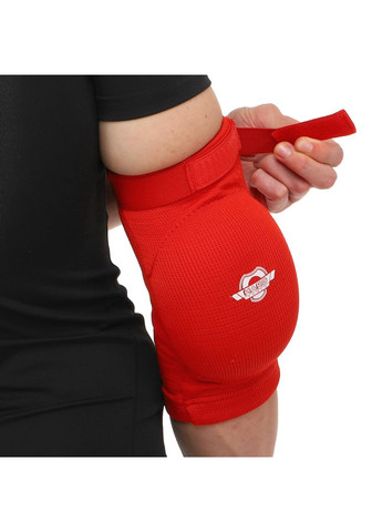 Налокотники еластичні захисні з фіксуючим ременем (2шт) CO-8897 (CO-8897_Червоний_L) Hard Touch (361437365)