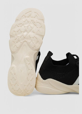 Кросівки жіночі текстильні Ager Кроссовки чорно-білі демісезони (318561181)
