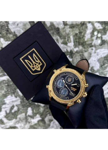 017GDBK Тризуб золото Gold-Black. No Brand (387399406)