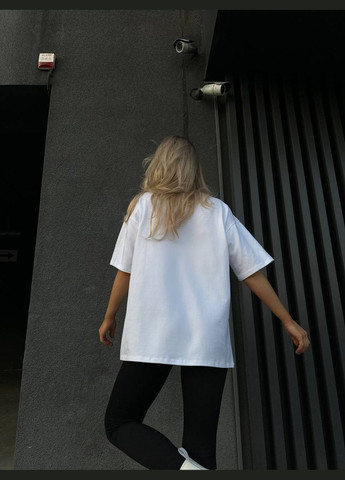 Унисекс футболка с надписью на груди "i'm Ukrainian", однотонная белая футболка с накатом из турецкого кулира (100% хлопок) No Brand 226 (282723150)