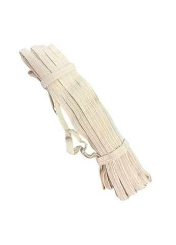 Гумка бежева, тасьма еластична бавовна 10 м. 10 шт./пач. No Brand (373684155)