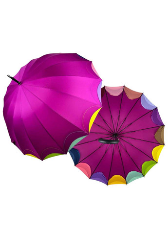 Жіноча парасолька-тростина напівавтомат на 16 спиць Susino (289977571)
