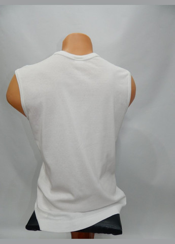 Біла чоловіча трикотажна футболка безрукавка b.v.d. р.48 007fm (тільки в зазначеному розмірі, тільки 1 шт.) No Brand