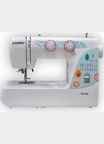Швейна машина VS 55A, електромех., 70Вт, 21 шв.оп., петля автомат, + бірюзовий Leader (315004533)