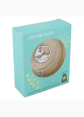 Фігурка зі стразами Swarovski знак зодіак Рак 8х7 см 0453-105/GA-SL Crystocraft (346152722)