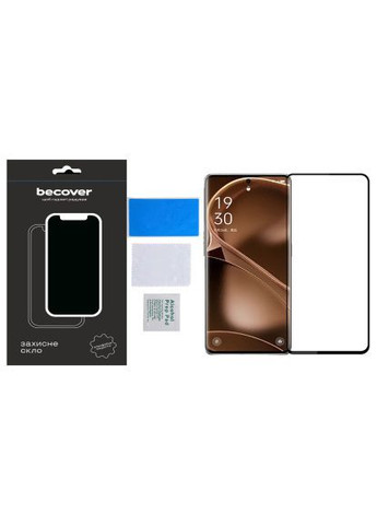 Стекло защитное (710625) BeCover Poco X6 Pro Black (366487657)