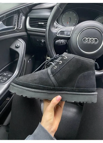 Уггі UGG Neumel Black (Замша) No Brand (364860256)
